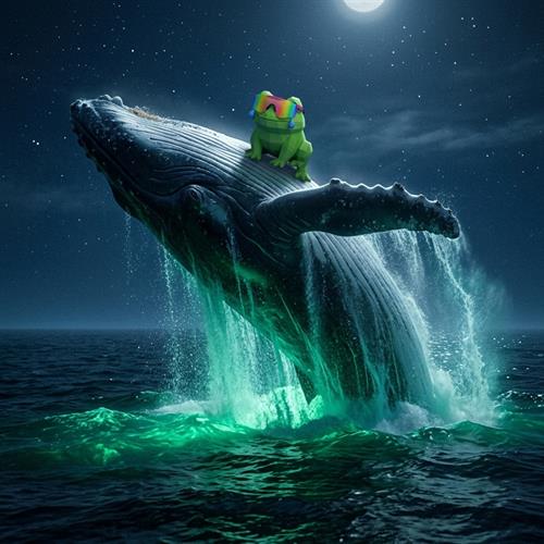 MOG TOAD riding a breaching whale